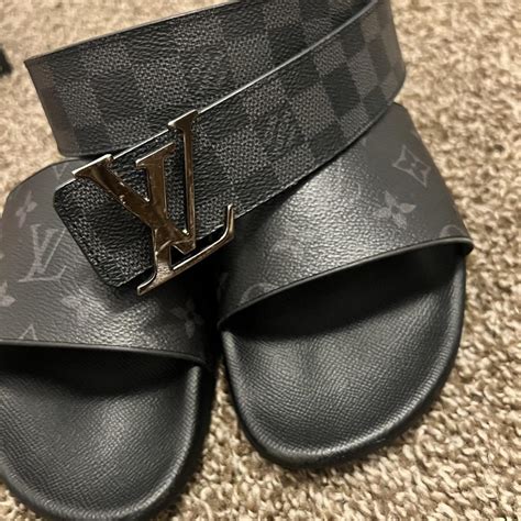 louis vuitton slides men|louis vuitton slides for sale.